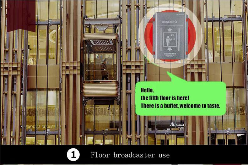 WT-90A Elevator floor voice navigation device