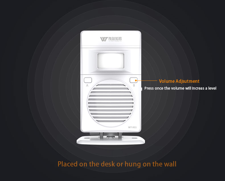 WT-X11 Wireless Infrared sensor welcome doorbell